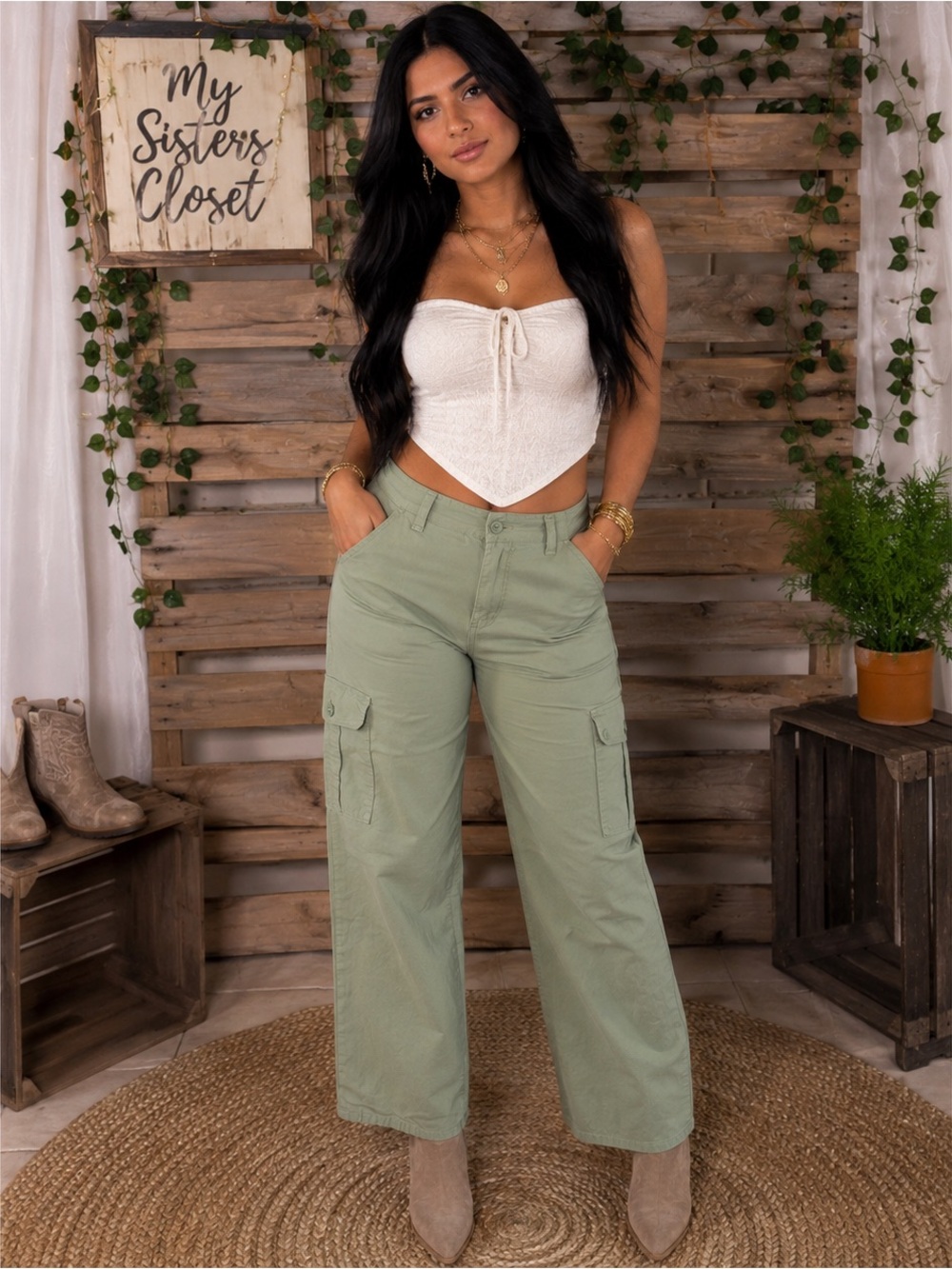 L'AGENCE✨ Designer Luxe Cargo Pants